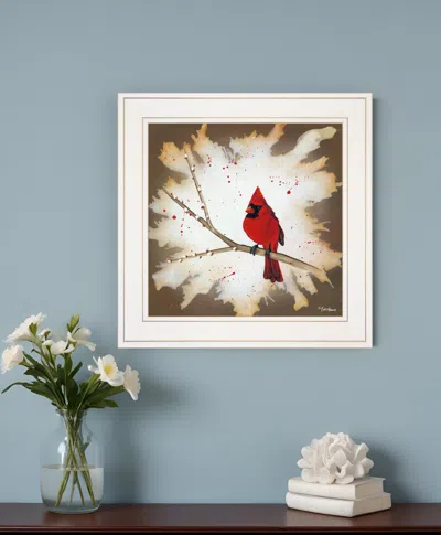 Homezia Weathered Friends 1 White Framed Print Wall Art In Multi