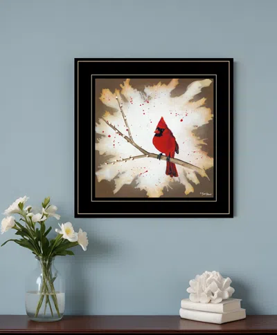 Homezia Weathered Friends 2 Black Framed Print Wall Art
