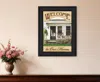 Homezia Welcome To Our Home 1 Black Framed Print Wall Art
