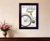Homezia When In Doubt Black Framed Print Wall Art