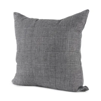 Homezia White And Black Pattern Throw Pillow Cover