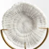 Homezia White And Gold Coastal Sculpture