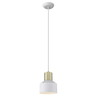 Homezia White And Gold Pendant Hanging Light