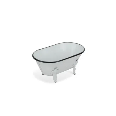 Homezia White Bathtub Decorative Sculpture