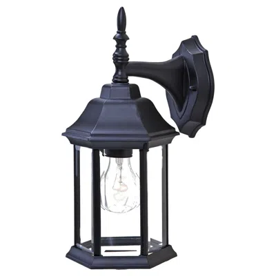 Homezia White Clear Glass Swing Arm Wall Light In Blue