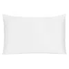 Homezia White Dreamy Set Of 2 Silky Satin Standard Pillowcases