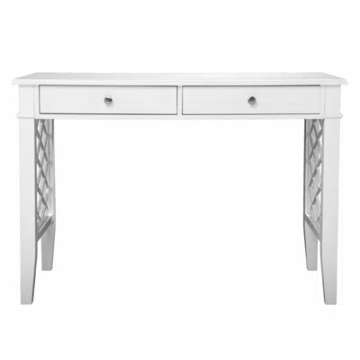 Homezia White Writing Desk