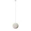 Homezia Whitewash Beaded Ball Hanging Light