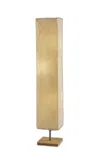Homezia Wildside Paper Shade Floor Lamp With Natural Wood Base