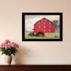 Homezia Willow Grove Mill 1 Black Framed Print Wall Art