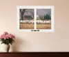 Homezia Wool Gathering 2 White Framed Print Wall Art