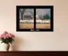 Homezia Wool Gathering 3 Black Framed Print Wall Art