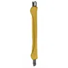 Homezia Yellow And Black Metal Folding Camping Chair