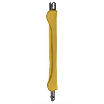 Homezia Yellow And Black Metal Folding Camping Chair