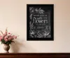 Homezia Yet To Bloom 1 Black Framed Print Wall Art