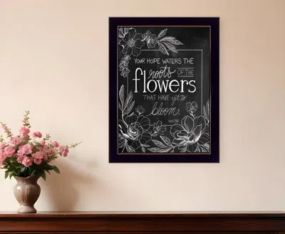 Homezia Yet To Bloom 2 Black Framed Print Wall Art