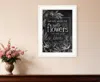 Homezia Yet To Bloom 3 White Framed Print Wall Art