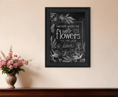Homezia Yet To Bloom 4 Black Framed Print Wall Art