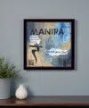 Homezia Yoga Series Mantra Black Framed Print Wall Art