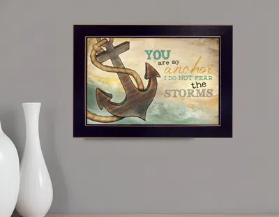 Homezia You Are My Anchor Black Framed Print Wall Art