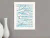 Homezia You Can Never 2 White Framed Print Wall Art
