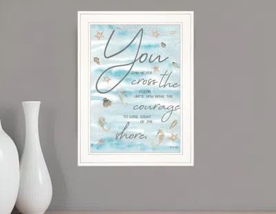 Homezia You Can Never 2 White Framed Print Wall Art