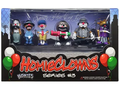 Homies Homieclowns Series 3 2-inch Figures Set Of 6 Pieces By  In Multi