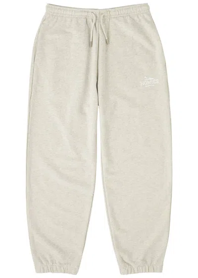 Homies Marbella Classic Logo Cotton Sweatpants In Grey