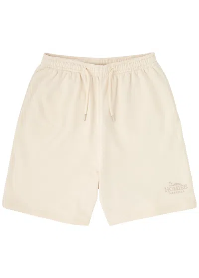 Homies Marbella Classic Logo-embroidered Cotton Shorts In Sand
