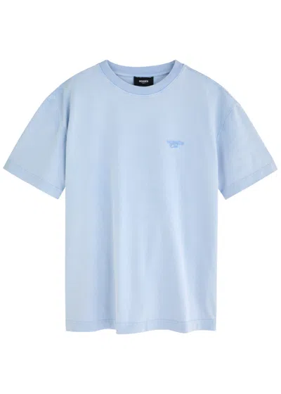 Homies Marbella Homies Club Logo Cotton T-shirt In Light Blue 2