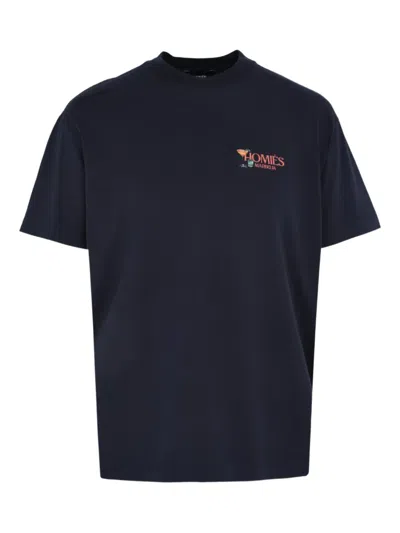 Homies Marbella Midnight Reflection T-shirt In Black