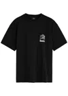 Homies Marbella Racing Special Edition Printed Cotton T-shirt In Black