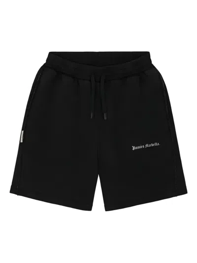Homies Marbella Videogame 6.0 Drawstring Logo Shorts In Black