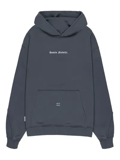 Homies Marbella Videogame Cotton Hoodie In Gray