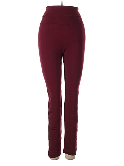Pre-owned Homma Active Pants In Burgundy