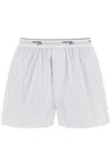 Homme Girls Cotton Boxer Shorts In White