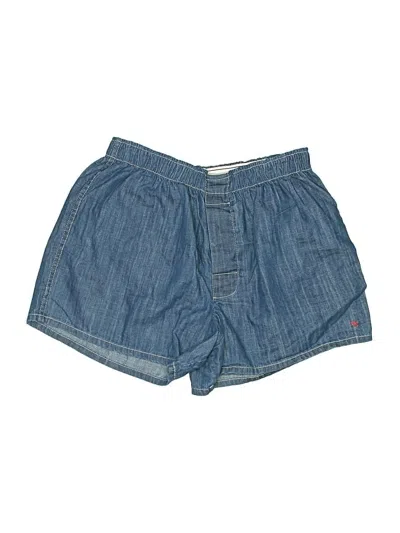 Pre-owned Homme Girls Denim Shorts In Blue