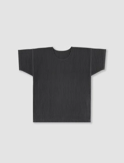 Homme Plissã© Issey Miyake Pleated T-shirt In Black