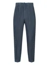 Homme Plisse 'compleat Trousers' Pants In Blue