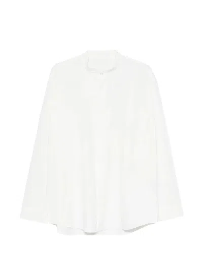 Homme Plisse Issey Miyake Band-collar Shirt In Animal Print