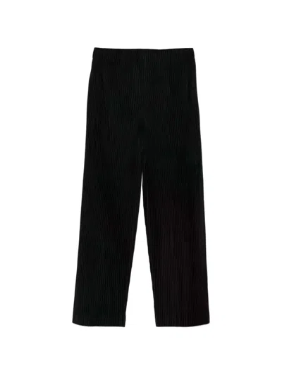Homme Plisse Issey Miyake Pleated Trousers In Black