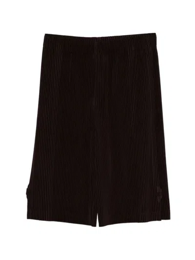 Homme Plisse Issey Miyake Wear Or Wrap Pleated Short In Brown