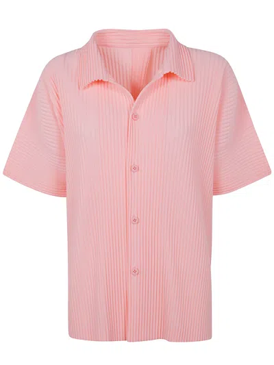 Homme Plisse Mc April Shirt In Pink