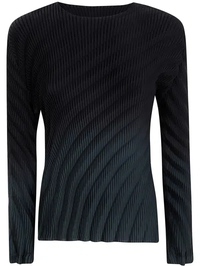 Homme Plisse Mini Pleated Shirt For Women In Multicolor