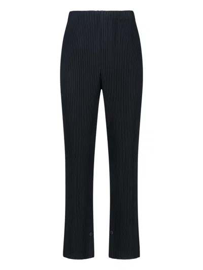 Homme Plisse Pleated Pants In Black