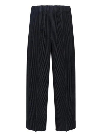 Homme Plisse Pleated Pants In Black