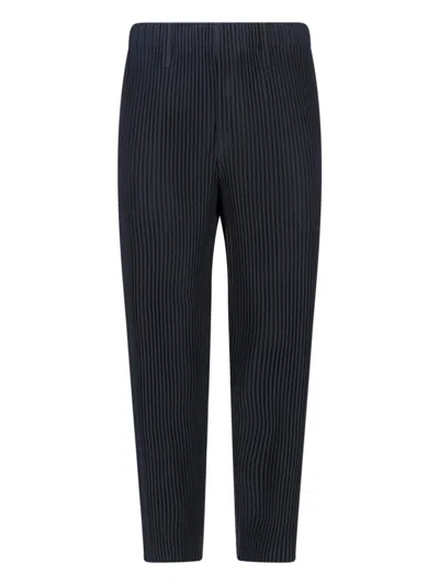 Homme Plisse Pleated Pants In Black