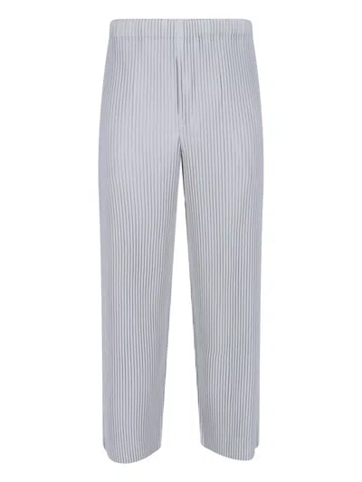 Homme Plisse Pleated Pants In Blue