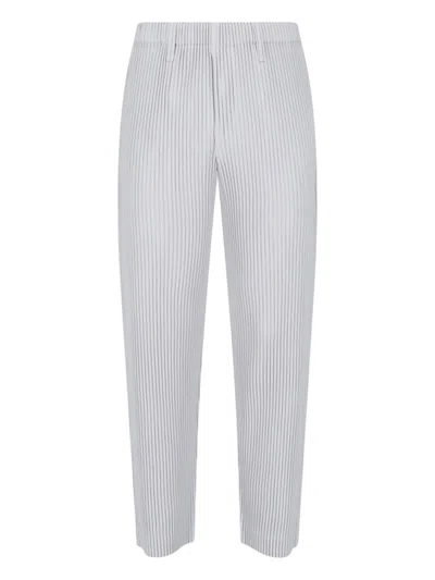 Homme Plisse Pleated Pants In White