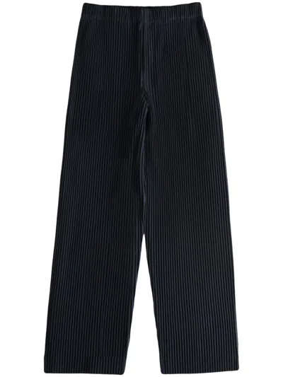 Homme Plisse Pleated Straight Trousers